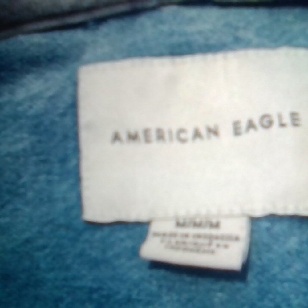 American Eagle button up hoodie youth large
